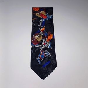 Looney Tunes Mania basketball tie